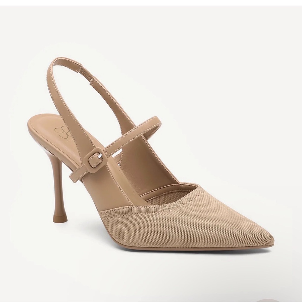 Cosy Island Nude Slingback Heels